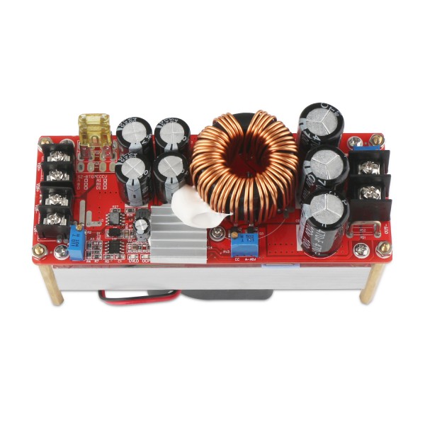1500W Power Supply Module DC10~60V to 12~90V 20A Power Converter/Adjustable Voltage Regulator DC 12V 24V 36V 48V Adapter/Charger