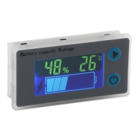 8-100V LCD Digital Voltmeter Batterie Lithium Spannungsmesser Voltanzeige Panel 