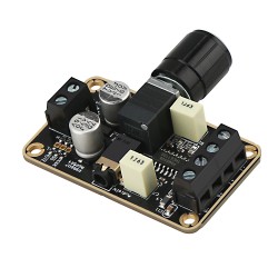 DROK DC 7.5-15V Audio Amplify Module 10W+10W Dual Channel 2.0 Hi-Fi Class-D Stereo Amp Board with Power Supply Adapter Digital Amplifier Board 