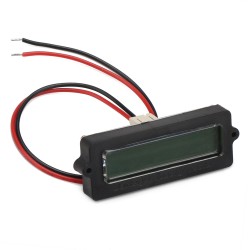 Blue Backlight Indicator DC 12V/24V/36V/48V Battery Capacity Monitor Meter Waterproof LCD Digital Tester for Car/Motorcycle/Golf Cart