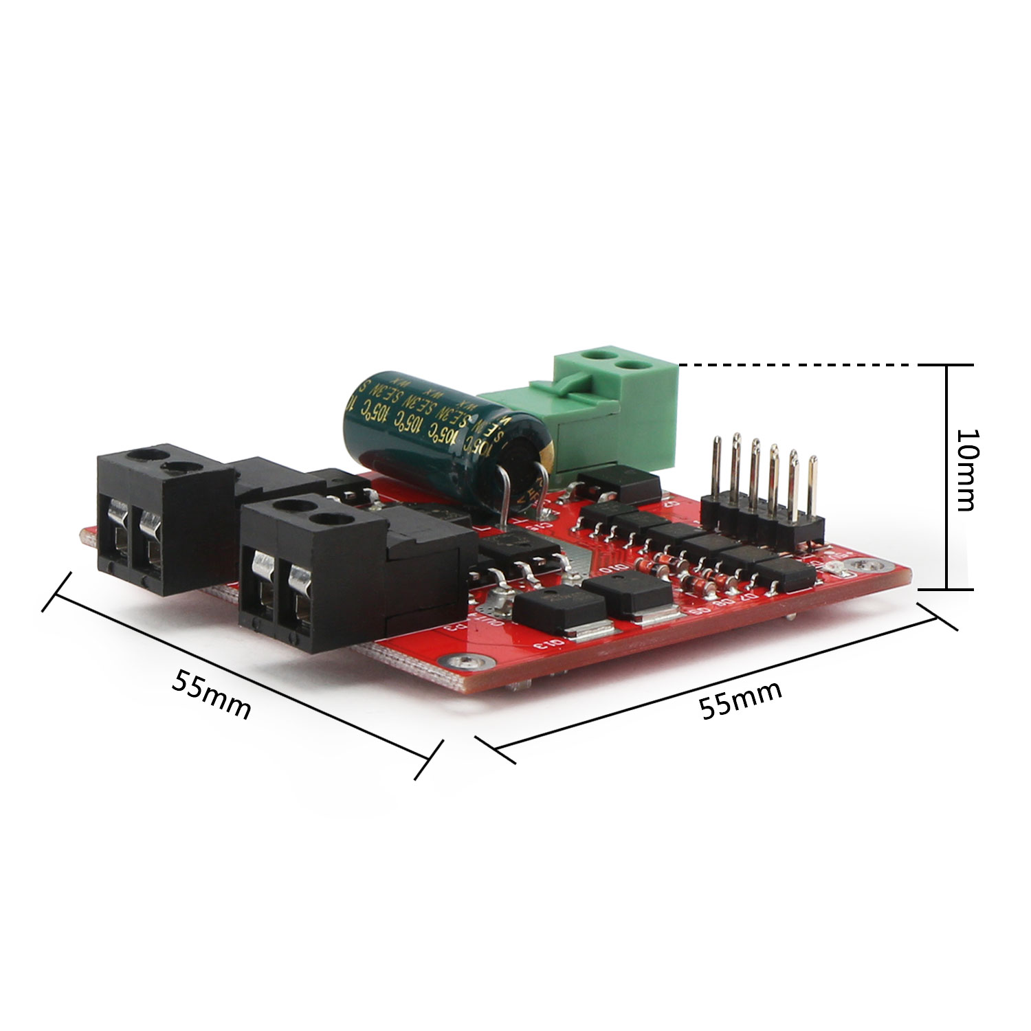 Isolation Optocoupler H-Bridge Double Channel Motor Driver for Machine Equipment