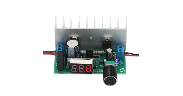 LM317 Regulador De Voltaje Ajustable Pantalla Digital Módulo De Fuente De Alimentacion Dc 3 30v Ac 3 20v Lm317 Regulador Del Spptty Electricista