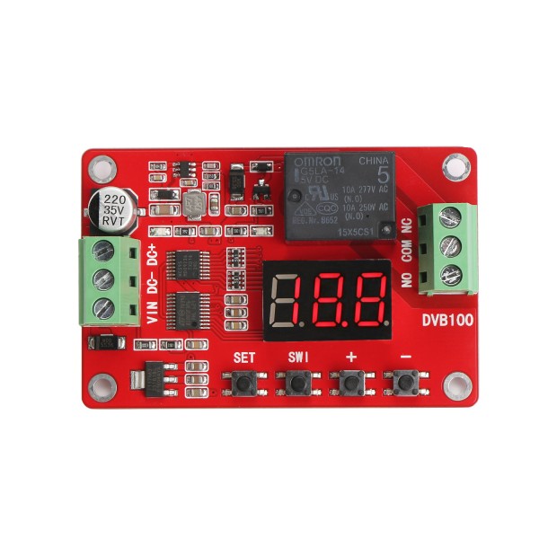 Digital Meter/Charge and Discharge Tester DC 8 ~ 28V Control Switch DC 0~30V/10A, AC 0 ~ 250V/10A Relay Controller