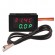 Digital Temp Power Voltage Current Multimeter -55℃-110℃/99.9W/33V/3A  Red+Green