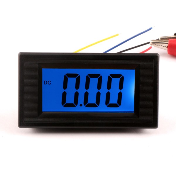 DC 0-20mA Blue Digital display  LCD Panel Ammeter/ amp Ampere Meter