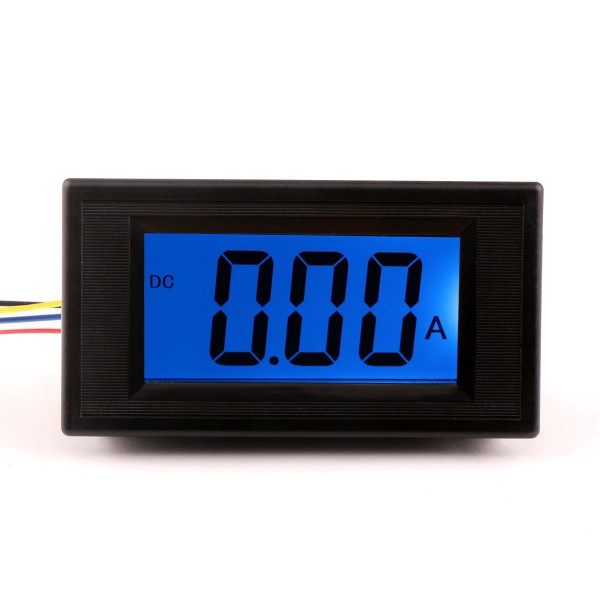 DC  Blue Digital display  DC 0-10A  LCD Panel Ammeter/ amp Ampere Meter DC 8 ~ 12V Powered