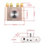 Wireless Amplifier 30W+30W Dual Channel Bluetooth 3.0 Stereo Amplifier Wireless Digital HiFi Audio Receiver TPA3110 2.0 DC12~24V