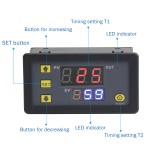 DC 12V Relay Controller 1500W Digital Timer Relay Switch Board for timing, delaying, cycle timing, intermittent timing, etc
