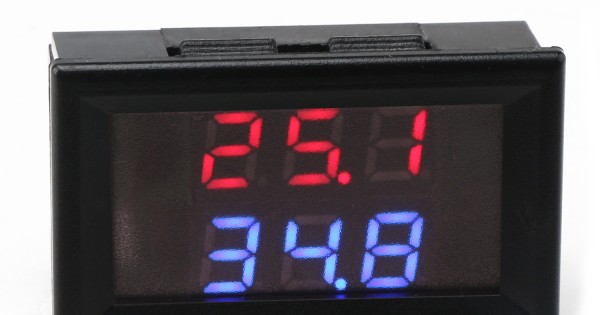 Mini Digital Car LCD Display Indoor Outdoor Thermometer 12V