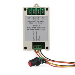 DC 9 ~48V Motor Speed Regulator Pulse Width Modulator DC 12V 24V 20A PWM Controller Governor/PWM Regulator/Motor Controller