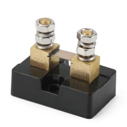 DC 50A 100mV Current Shunt Resistor, Anti-Rust Metal Shunt Ammeter, DC Shunt Resistance for Amp Panel Ampere Current Meter