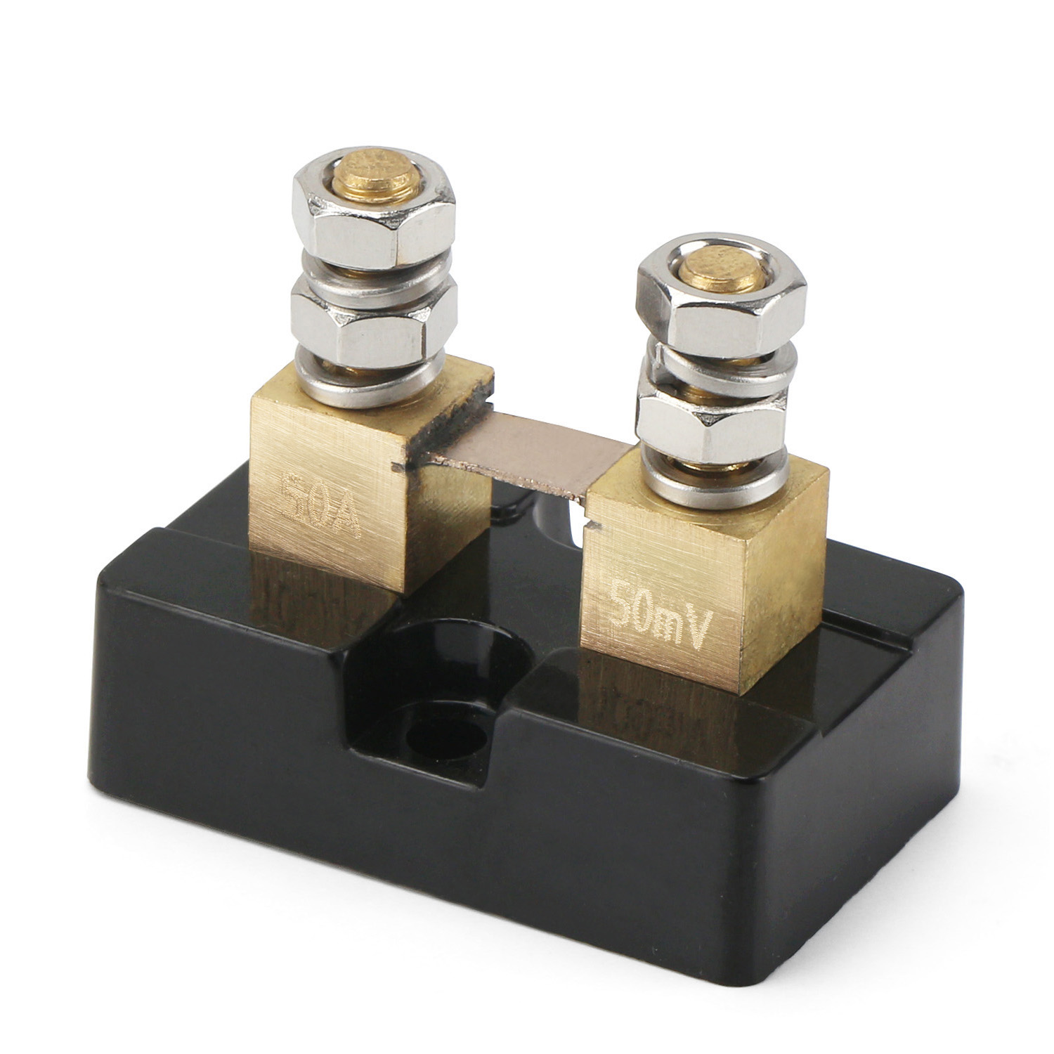 Fielect 100A 75mV DC Current Meter Shunt Resistor Resistance for DC Ammeter Shunt FL-2 1Pcs