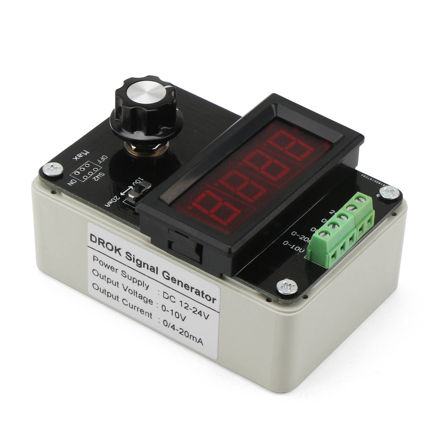 4-20mA Generator DROK Adjustable Signal Generator DC Panel LED Testing Voltage 