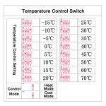 -15-70°c Heating Cooling Thermostat Temperature Controller DC 24V