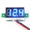 Mini DC 0-99.9V Digital Voltmeter Panel Meter LED Red/Blue/Green Voltage Monitor for Scooter Car E-bike and DIY etc.
