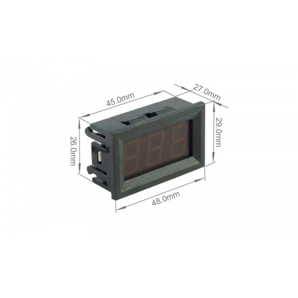 Special link for  DC 0-100V DC Voltage Monitor Meter 3-Wrie Green LCD Display