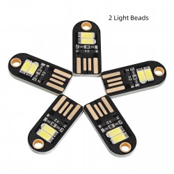 5 PCS/LOT Micro Keychain Nightlight Energy-Saving Lamp USB White Led Night Light for Laptop/PC/Home Decoration Camping Light etc