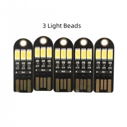 5 PCS/LOT Led Night Light Portable Energy-Saving Lamp Pocket Card Nightlight for Laptop/PC/Home Decoration Camping Lights Gifts etc