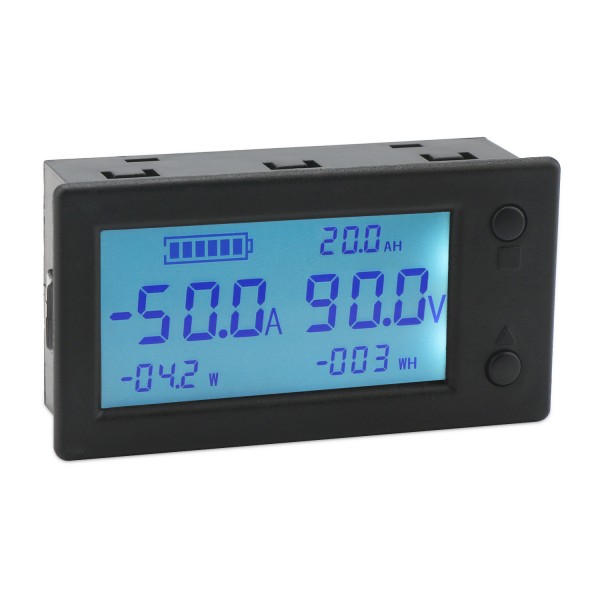 LCD Digital Coulometer, Digital Meter DC 0~300V 200A/999AH/999KW/999KWH Coulometer Precision Battery Tester for Lead-acid/Lithium batteries etc