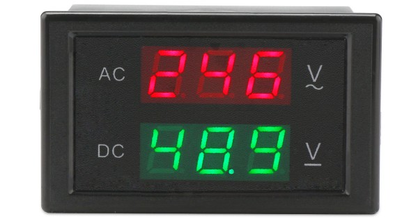 Meter High Presision Professional Panel AC Voltage Tester Two-Wire Voltmeter for Home with Measuring Range AC80-500V for Office 