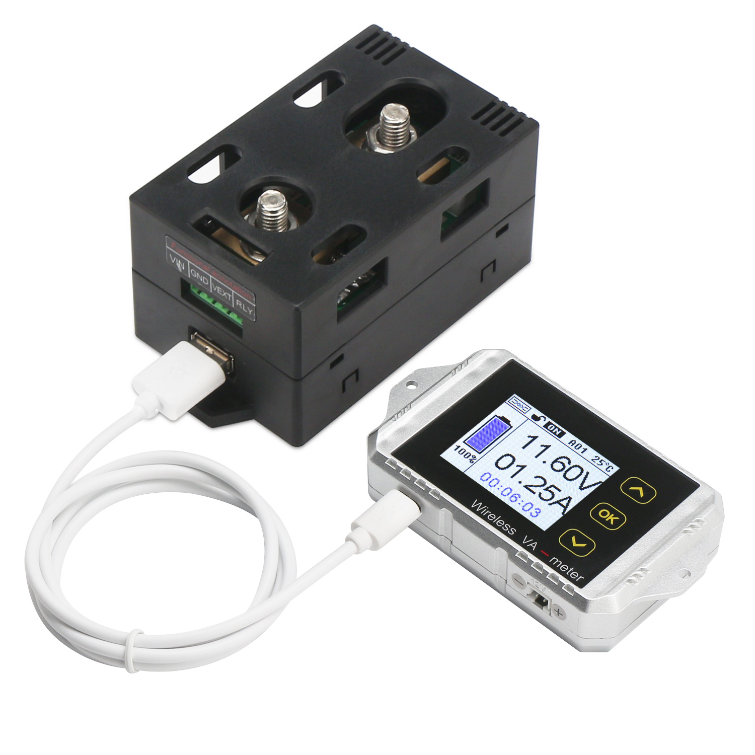 Digital LED USB Charging Charger Monitor Tester Current Volt Meter Ammeter Gauge 