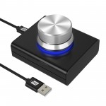 USB Controller USB Volume/Audio Adjuster PC Speakers Switch Control Module for Adjusting Volume of Computer/Laptop