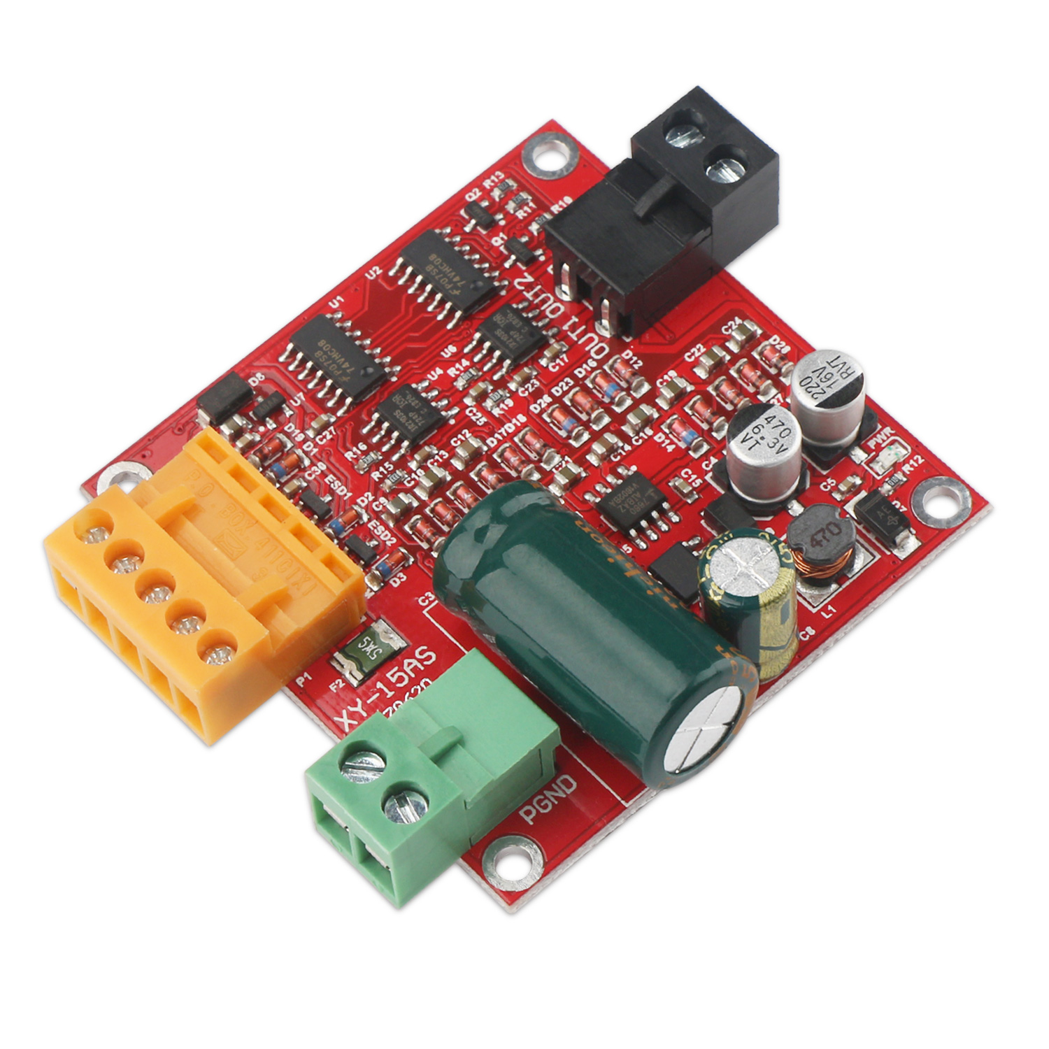 DC Motor Driver Controller 12-110VAC 15-160VDC Input 300W With Mounting Holes 