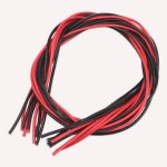 DC Power Cable, 10pcs 8A Electrical Audio Cable Double Insulating Layer Silicone Test Leads with flame Retardant Silicone Extension Cable for DIY Speaker Amplifier