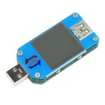 USB C Power Meter, LCD Display USB Meter DC 4-24V 5A UM25 Type C Voltage and Current Tester