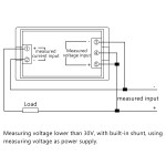  Digital Voltmeter Ammeter DC 0~199.9V 10A Digital Multimeter Gauge Panel Meter DC 12V 24V Voltage Current Meter Tester