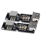 2pcs USB Step Up Converter DC 2.8-4.5V to DC 5V Boost Voltage Regulator QC 2.0 3.0 Fast Charge Power Supply Module
