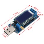 Adjustable USB Power Module DC5V to 3.3V 9V 12V 24V Buck Boost Converter Battery Voltage Current LCD Tester Meter