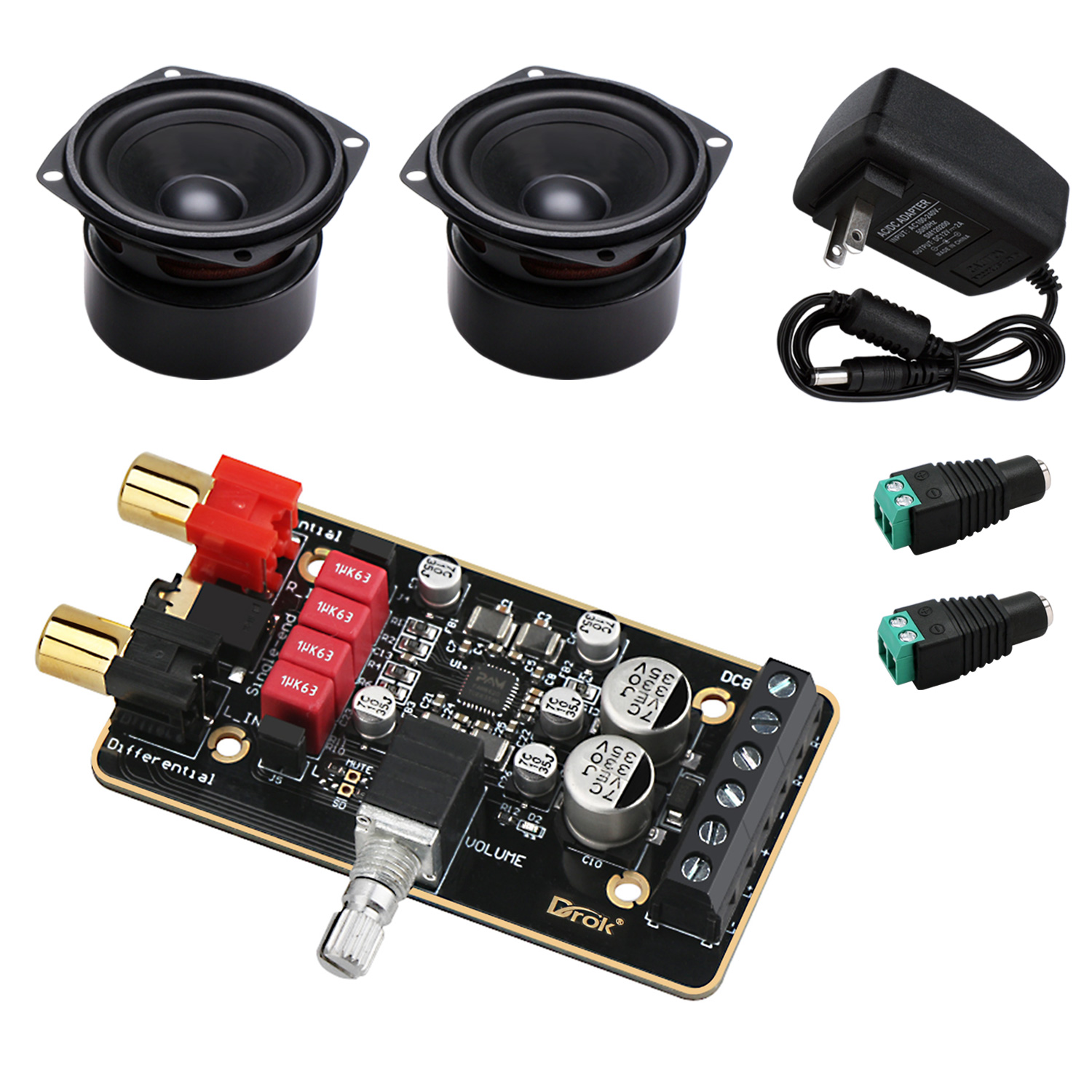 recibo Atrás, atrás, atrás parte fácilmente DIY Speaker Kit