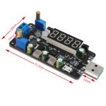 Adjustable Voltage Regulator USB Buck Boost Converter DC 4-13V to 0.5-30V 5V 12V 24V 15W Transformer Power Supply Module