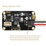 Bluetooth Receiver Board Wireless Audio Receive Module DC 5V-35V BT 4.2 Decoder Electronics Music Receiver with Case