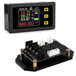 DC Multimeter DC 0-120V 30A LCD Display Bidirectional Voltage Current Power Capacity Energy Temperature Time Tester