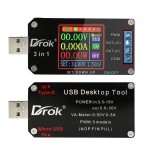 Digital USB Buck Boost Voltage Regulator DC 3.5V-15V to 0.6V-30V 2A 15W Power Supply Module