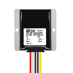 DC Voltage Step Down Regulator 10V-40V to 5V 15A Buck Converter 75W Reducer Volt Transformer ACC Power Supply Module for Car