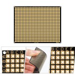 10pcs Prototype PCB Board 2.36*3.15inch Perf Breadboard Electronics Single-sided Gold Plated Prototype Matrix Circuit Board