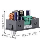 Digital Panel Meter Multifunctional Buck Converter DC 6V-55V to DC 0-50V 5A 250W Current Volt Power Energy Current Watt Meter