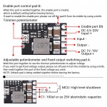 10pcs Mini Voltage Buck Regulator Board DC 12V to 5V Step Down Converter Reducer 2A Fixed Adjustable Volt Output Transformer