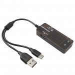  Digital Multimeter USB 2.0  Multifunctional Electrical Tester Capacity Voltage Current Power Reader USB C& USB A Dual Input port