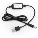 USB 5v to 12v USB Cable Boost Converter Step Up to 12V 1A Power Converter with LED Display Volt Transformer 5.5mm Port 