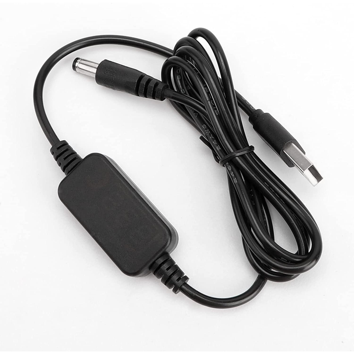 USB to 12v, DROK 5v to 12v USB Cable Boost Converter Step Up to 12V, 1A  Power Converter with LED Display Volt Transformer 5.5mm Port 1.2m Length