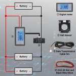 DROK Battery Monitor 12V 48V, Energy Efficient RV Solar Power Meter Current Capacity Multifunctional LCD Display DC Amp Meter Volt Meter 8-120V 300A with 3m Cable, for Marine Car Lithium Battery DROK Battery Monitor 12V 48V, Energy Efficient RV Solar Power Meter Current Capacity Multifunctional LCD Display DC Amp Meter Volt Meter 8-120V 300A with 3m Cable, for Marine Car Lithium Battery