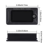 DROK Battery Meter 12V 24v 48v, 8-100V Marine RV Battery Capacity Volt Monitor, Voltage Indicator Gauge for Ternary Polymer Lithium Battery DROK Battery Meter 12V 24v 48v, 8-100V Marine RV Battery Capacity Volt Monitor, Voltage Indicator Gauge for Ternary Polymer Lithium Battery