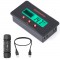 DROK DC Multi Tester 8-120V 50A, Wide Angle Curved Screen Volt Meter Current Meter Capacity Tester Battery Monitor with Shunt, USB Cable, for Various Marine Car RV Battery 12V 24V 36V 48V 110V