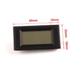 Digital Ammeter Gauge DC 0-50A amp Ampere Meter Current Panel Meter LCD Monitor